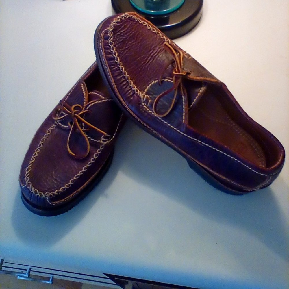Chippewa Boots Bison Two Eye Tie slip on